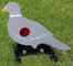 Cordless resetting pigeon target