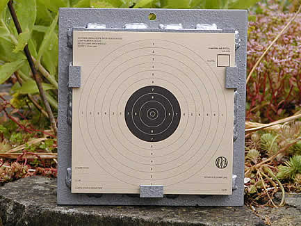 Paper target holder